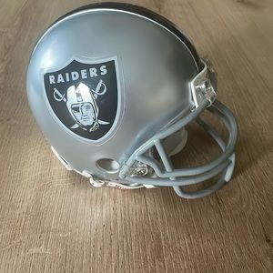 RAIDERS MINI FOOTBALL HELMET
